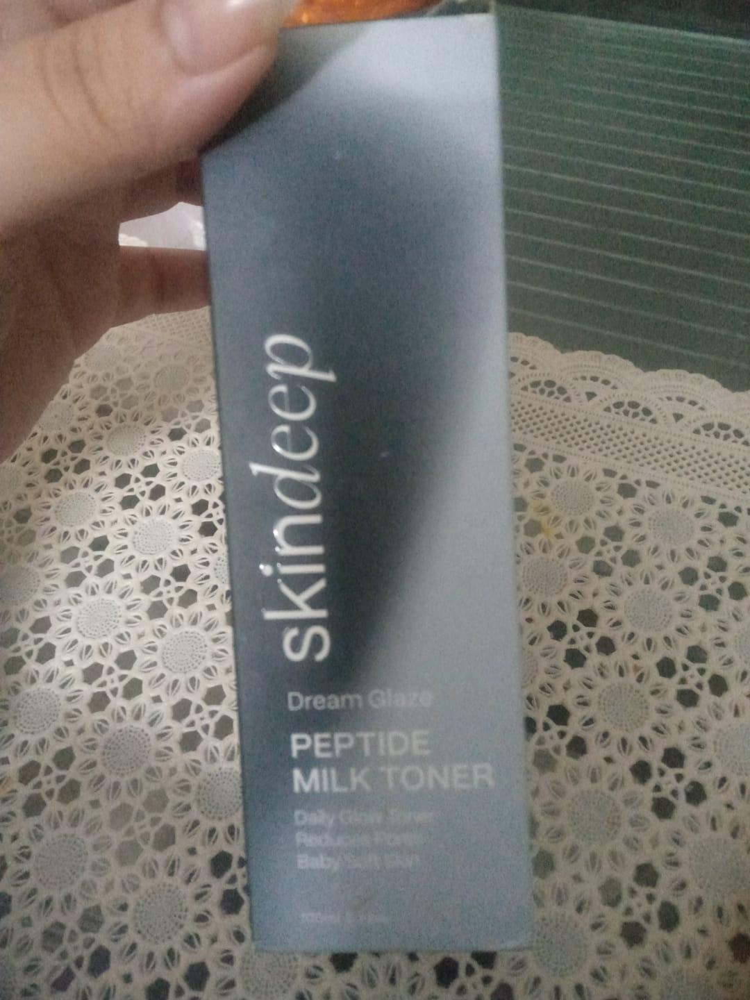 Customer photo review of DREAM GLAZE - Peptide Milk Toner
