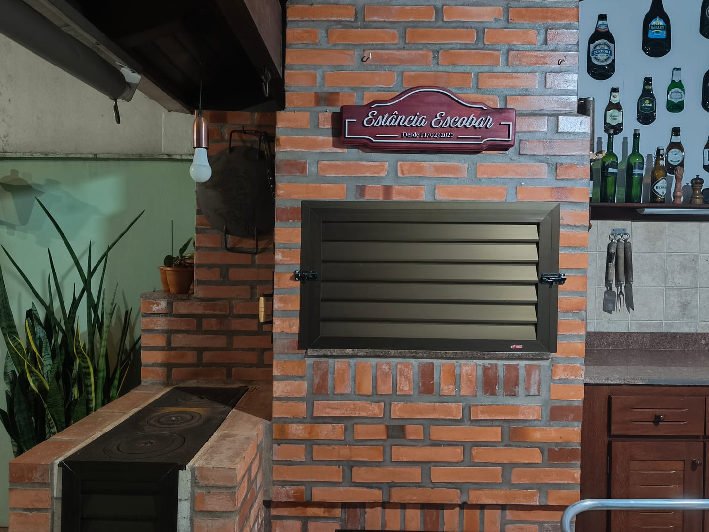 Customer photo review of Placa Sobrenome e Endereço