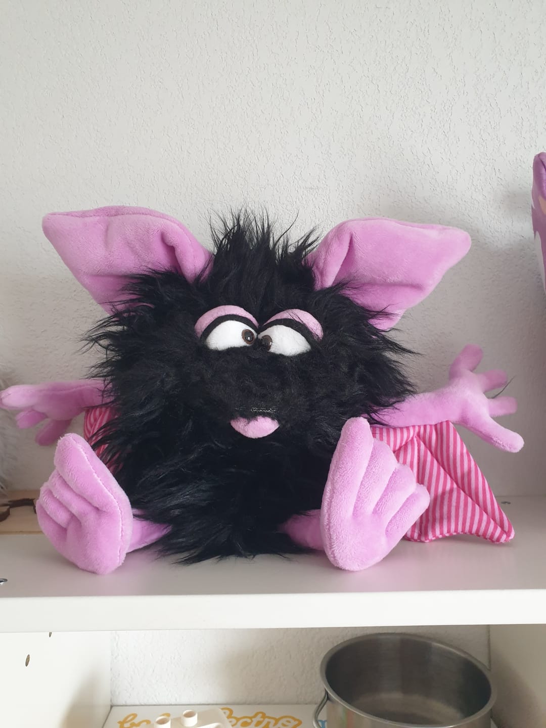 Customer photo review of Rat Chauve Souris Noir Marionnette