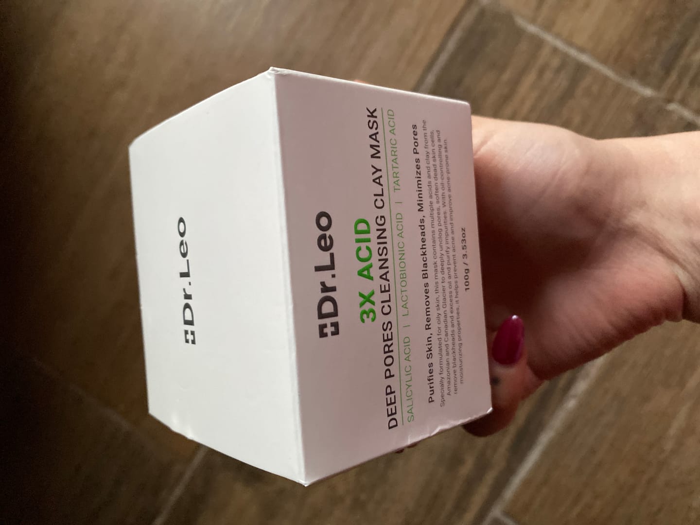 Customer photo review of Mascarilla de Arcilla con 3 Ácidos para Limpieza Profunda de Poros