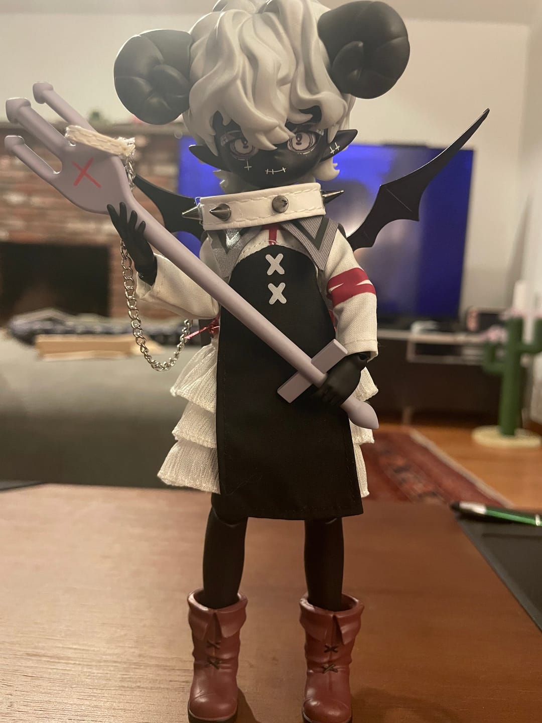 Customer photo review of Cooze Devil Horns Series 1/8 Action Figure BJD Blind Box