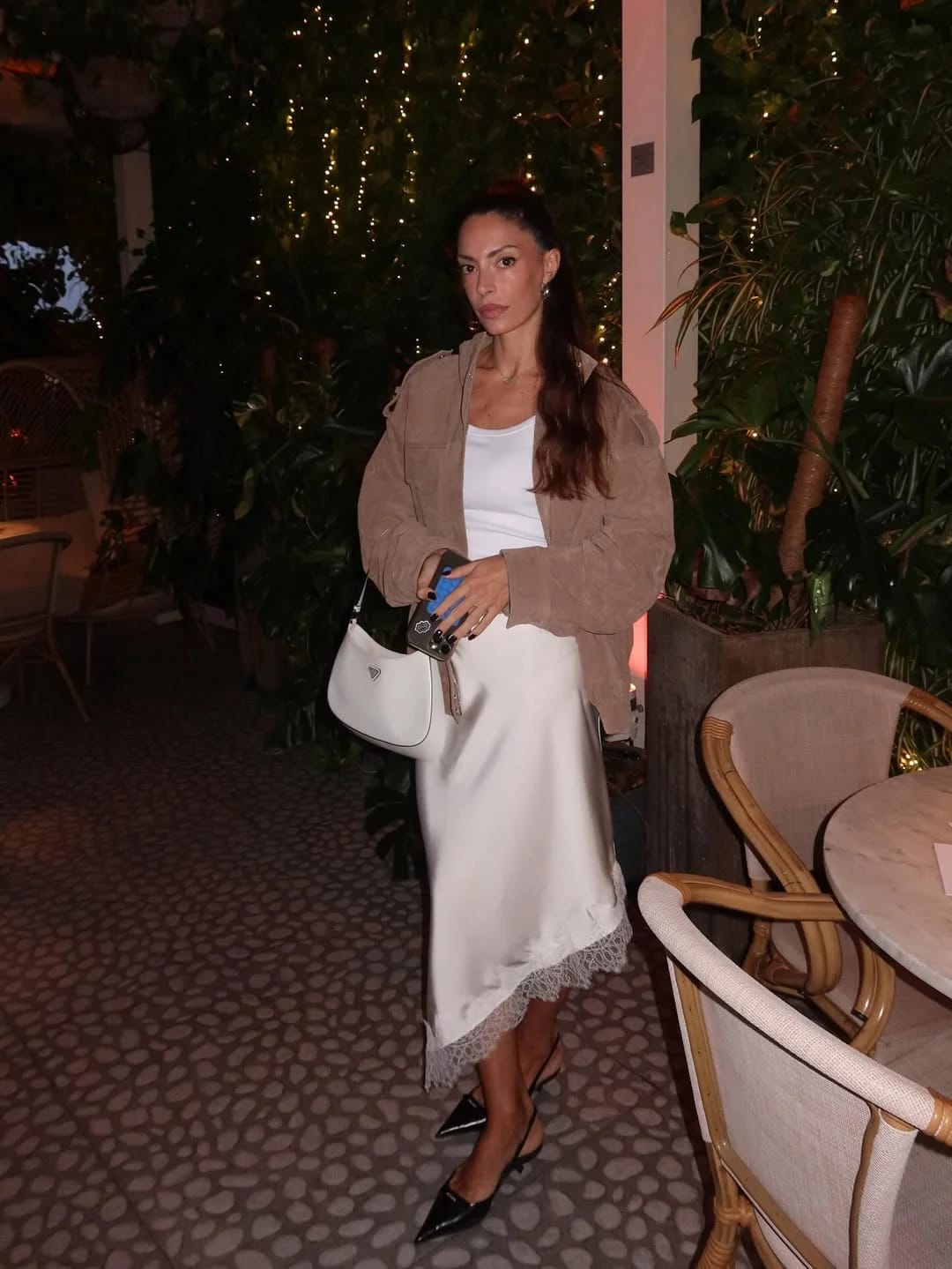 Customer photo review of Connie Asymmetric Midi Skirt