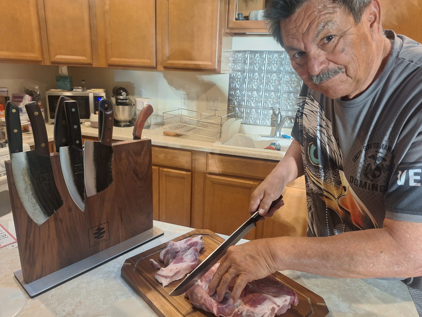 Customer photo review of Ronin 11" Slicing Knife