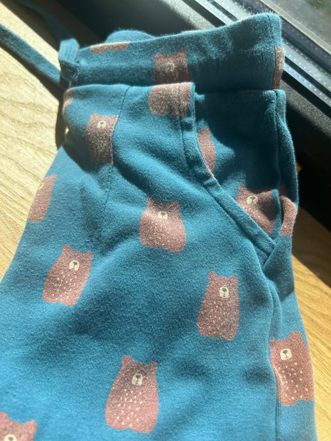Customer photo review of Teddy Bears Organic Comfy Joggers