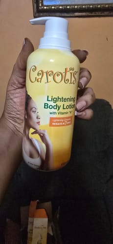 Customer photo review of Carotis Lightening Body Lotion With Vitamin A 400ml / 14.10 fl oz