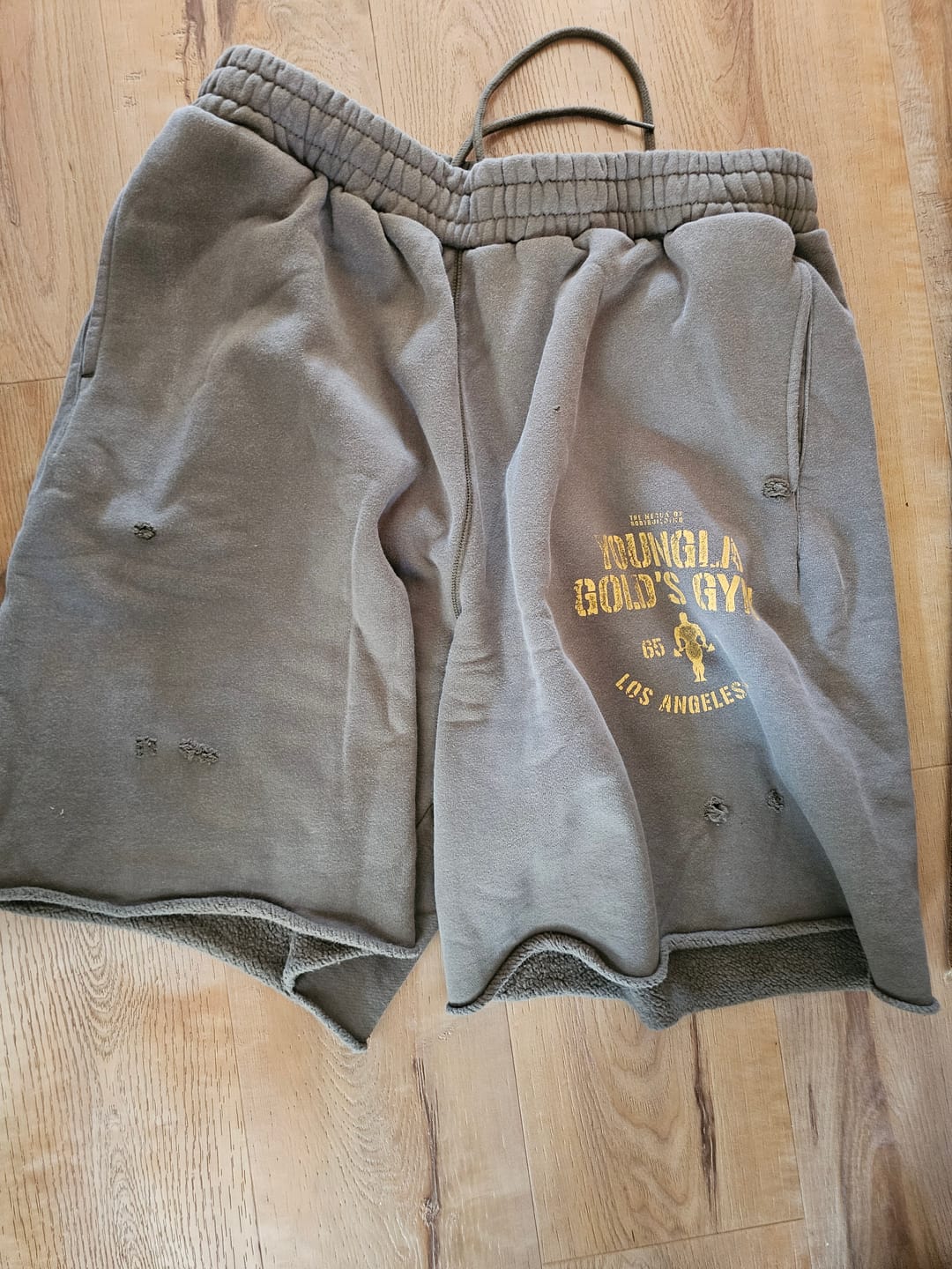 Customer photo review of 1014 - Gold's Iron Legacy Shorts