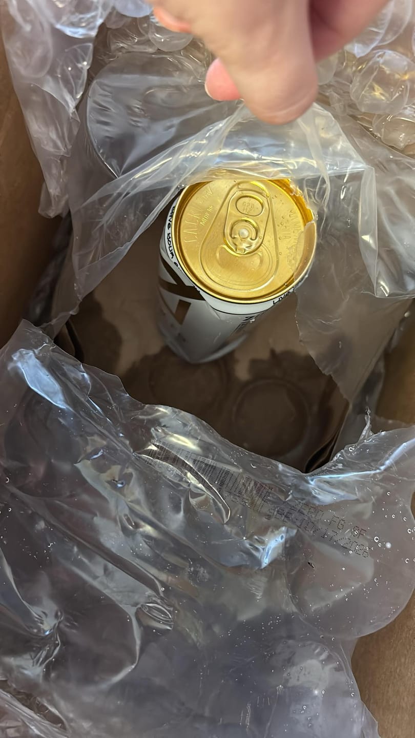 Customer photo review of ØFG Energy Drink - Sugar Free