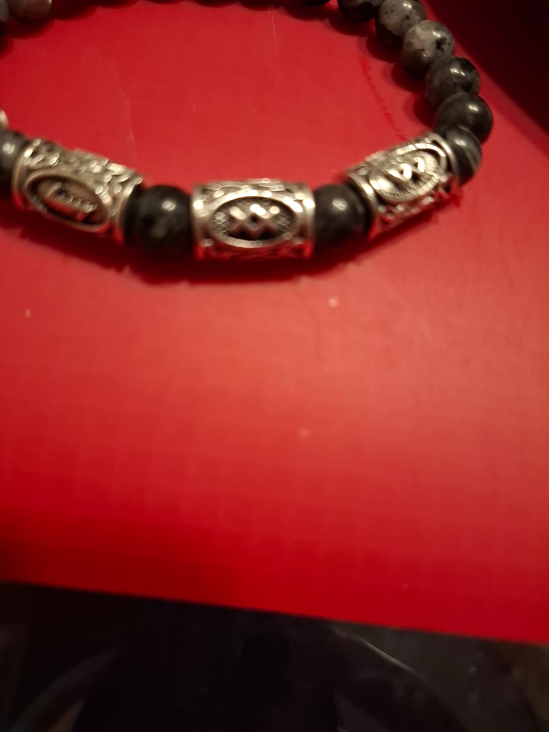 Customer photo review of Wächter der Runen - Naturperlen Armband