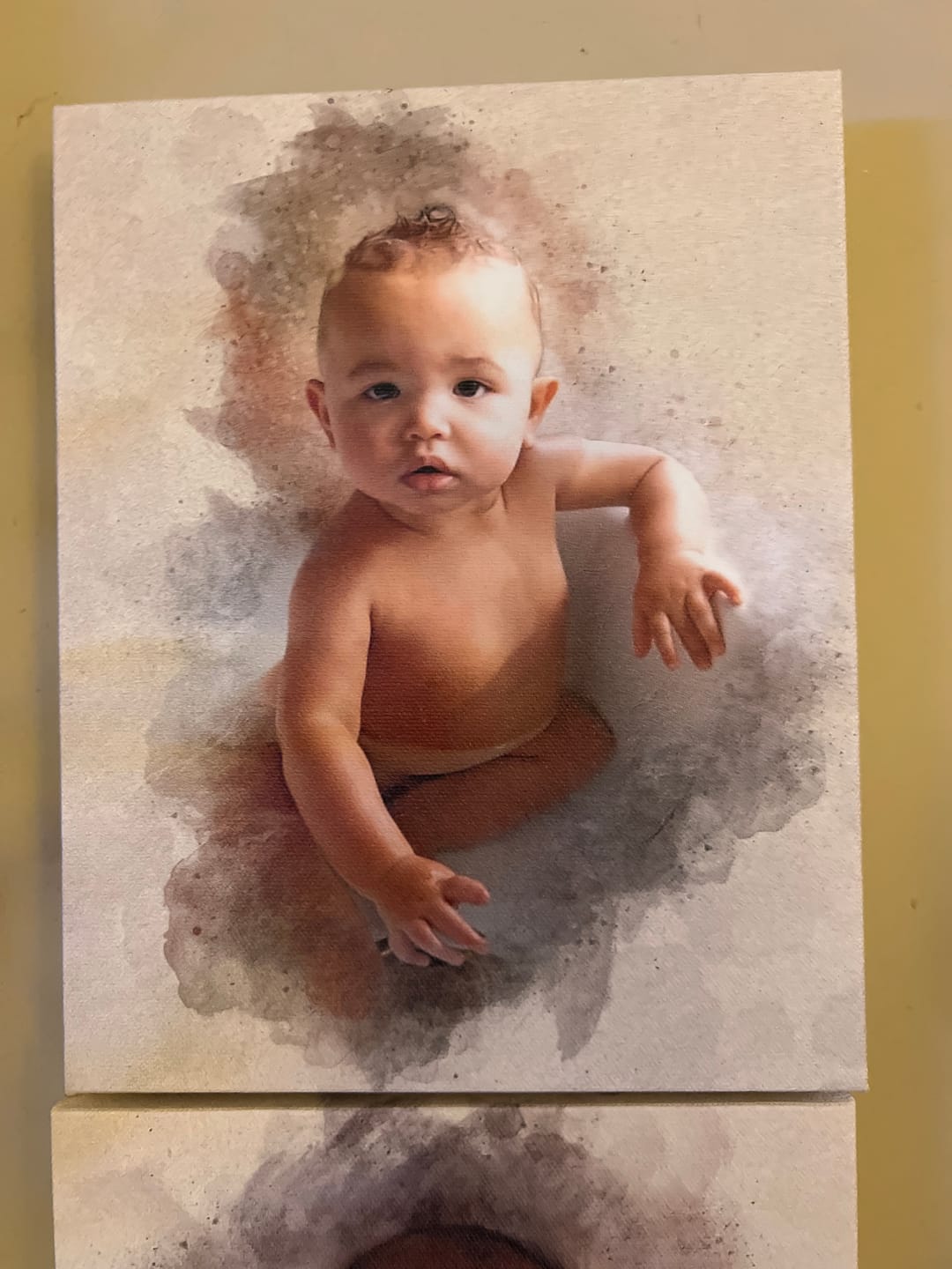 Customer photo review of Personalized photo Painting