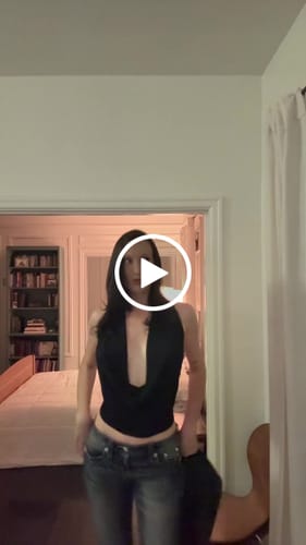 Customer video review of Stella Halter Top - Black