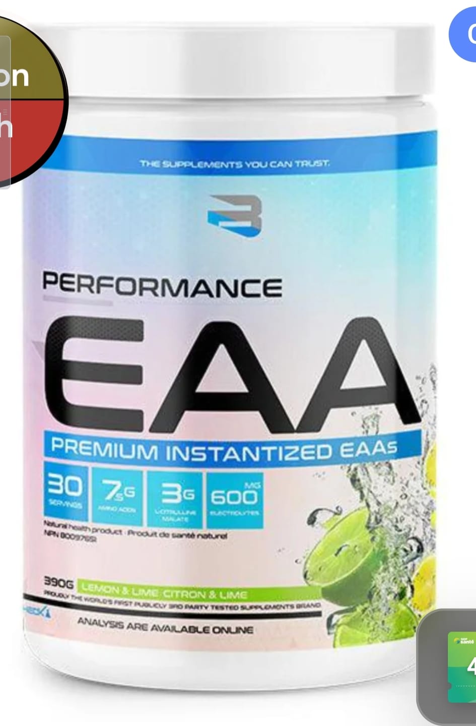 Customer photo review of Believe - Performance EAA - 390g