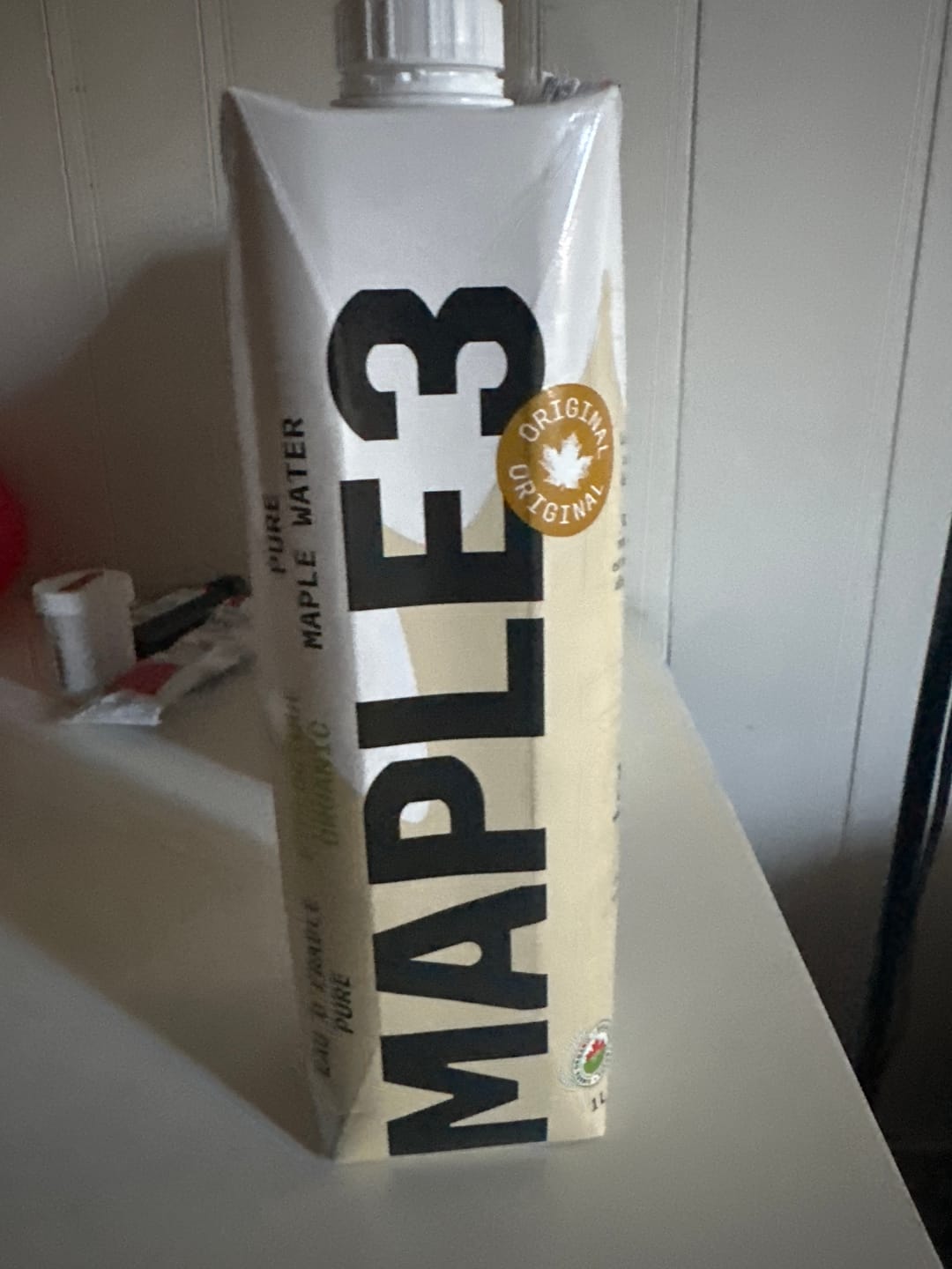 Customer photo review of Pure Organic Maple Water