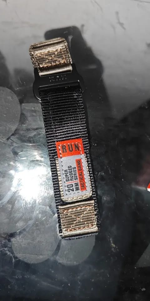 Customer photo review of COROS Nylon Watch Band Replacement Strap for Smartwatch Universal Fit