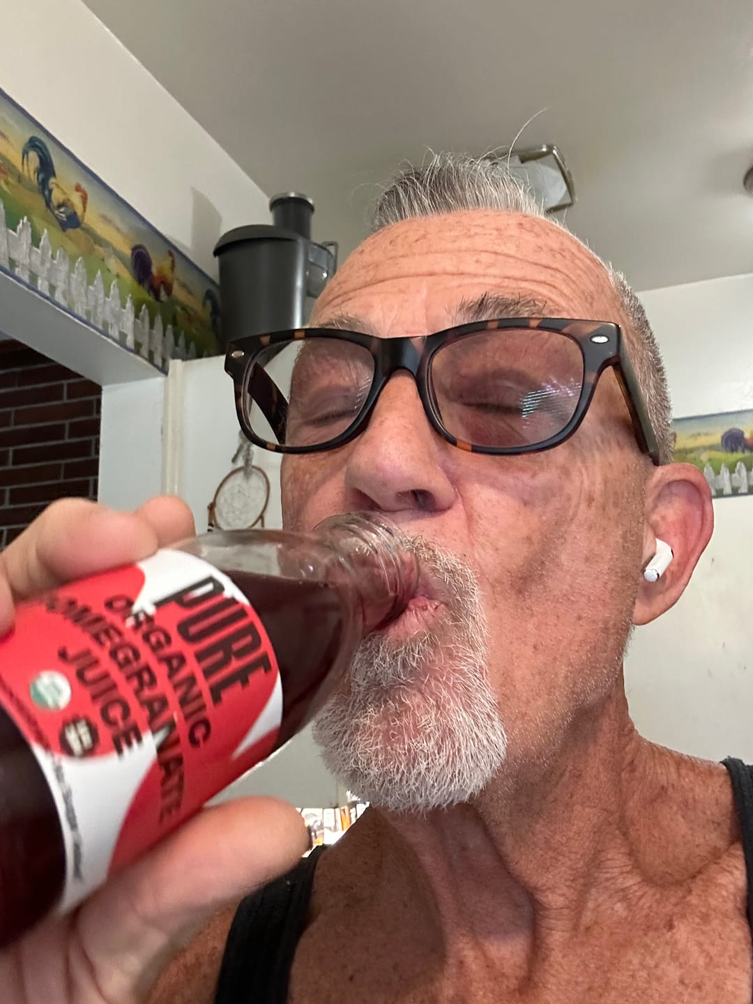 Customer photo review of Pure Organic Pomegranate Juice
