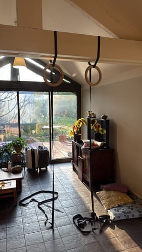 Customer photo review of Turnringe aus stabilen Birkenholz,   1 Paar