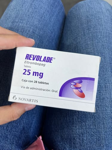 Customer photo review of Revolade 25 mg C/28 Tabletas  -  Eltrombopag