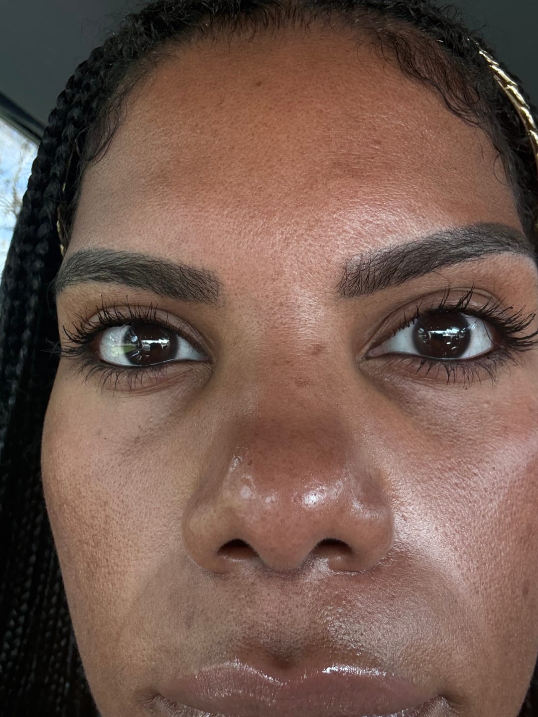 Customer photo review of Volume Eyebrow and Eyelash Serum -