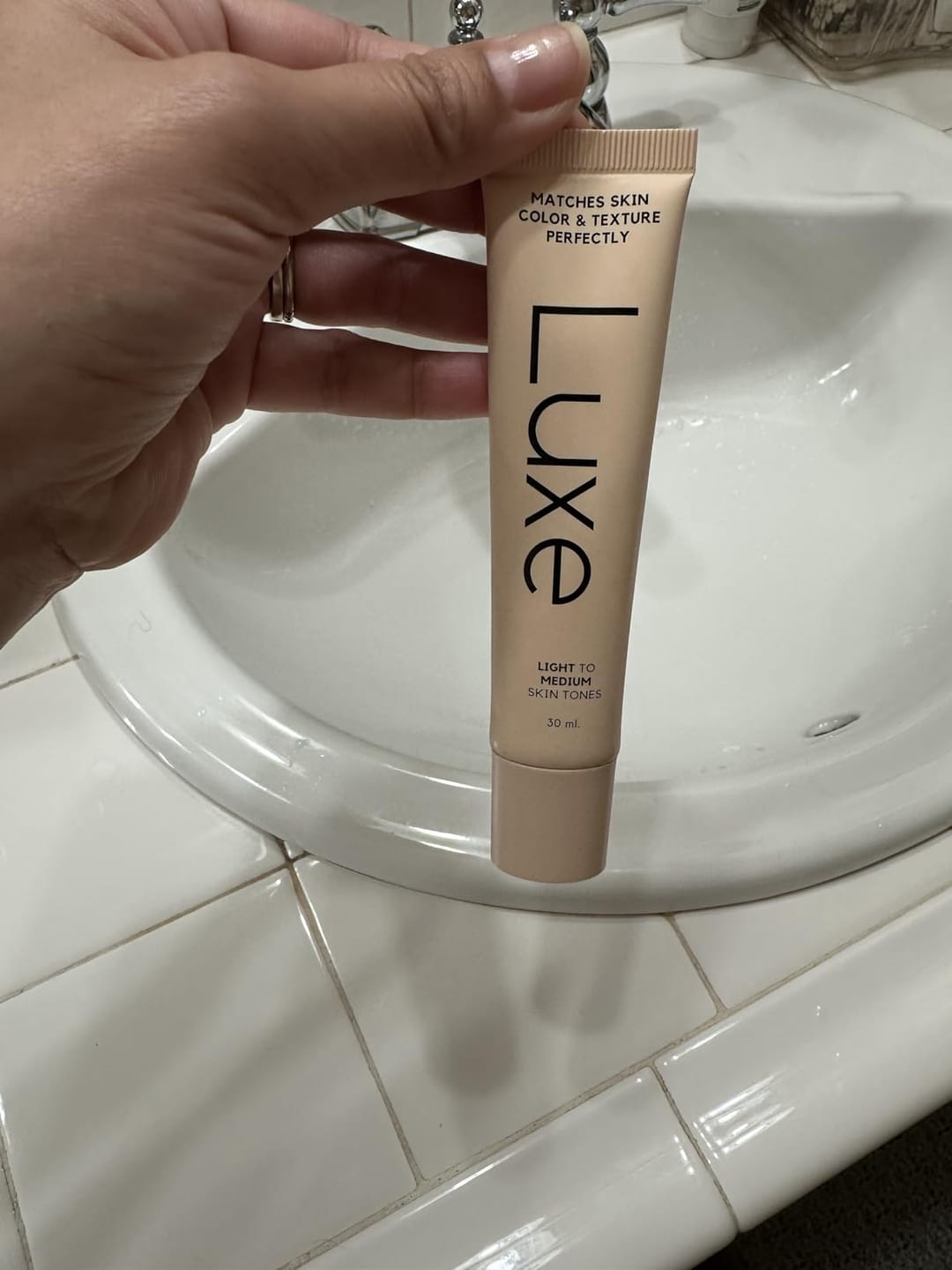 Customer photo review of Luxe™ - Farbanpassende Foundation