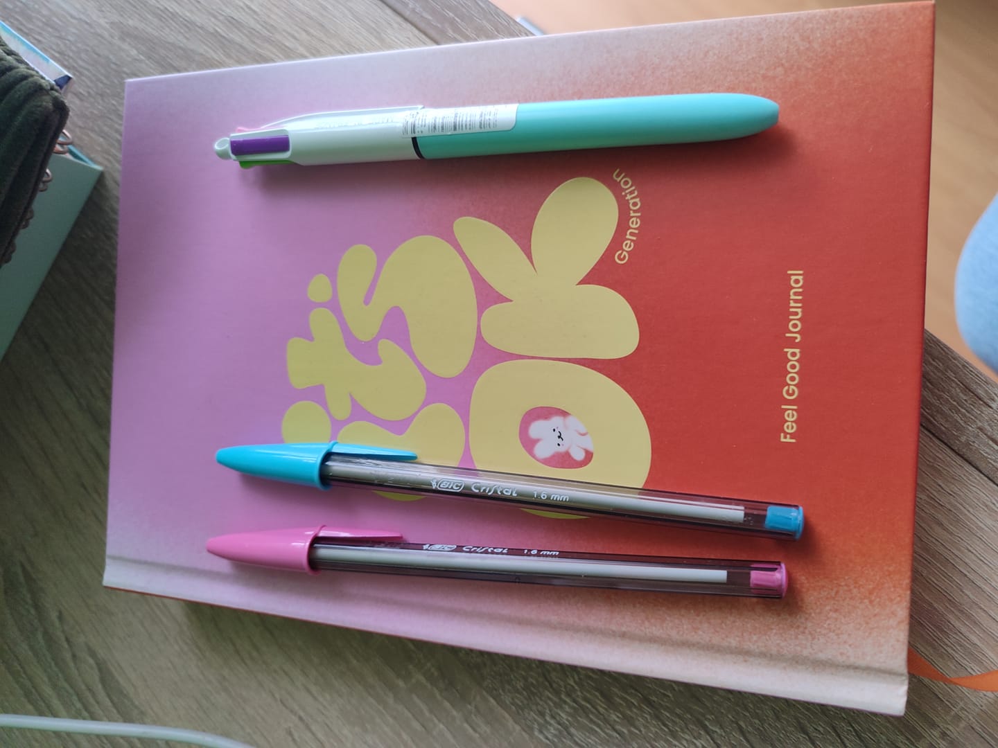 Customer photo review of Feel Good Journal | Portada Mandarina