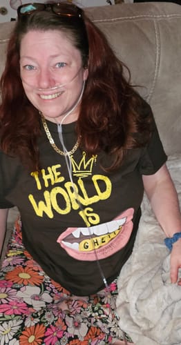 Customer photo review of The World Is Ghetto T-Shirt