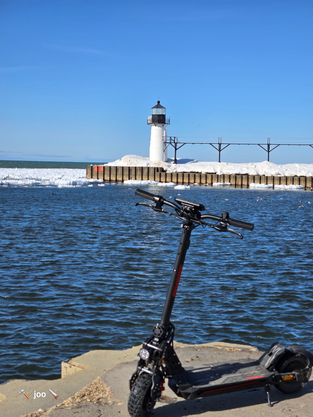 Customer photo review of Backfire M8 Electric Scooter with GPS and Samsung Battery