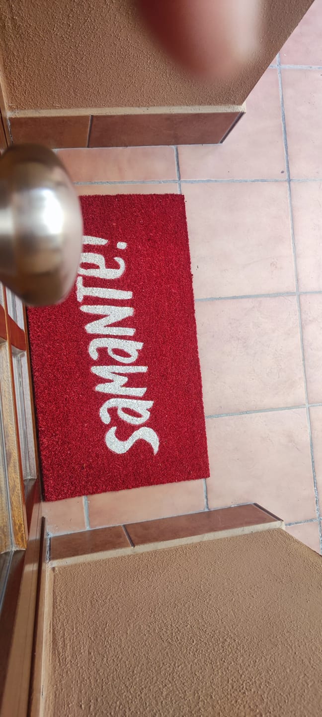 Customer photo review of Felpudo original Samanté!