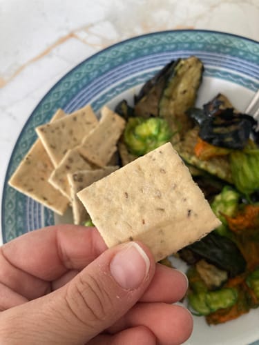 Customer photo review of Cracker Keto al rosmarino