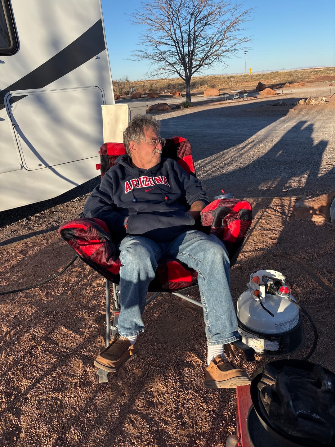 Customer photo review of The Chair Blanket