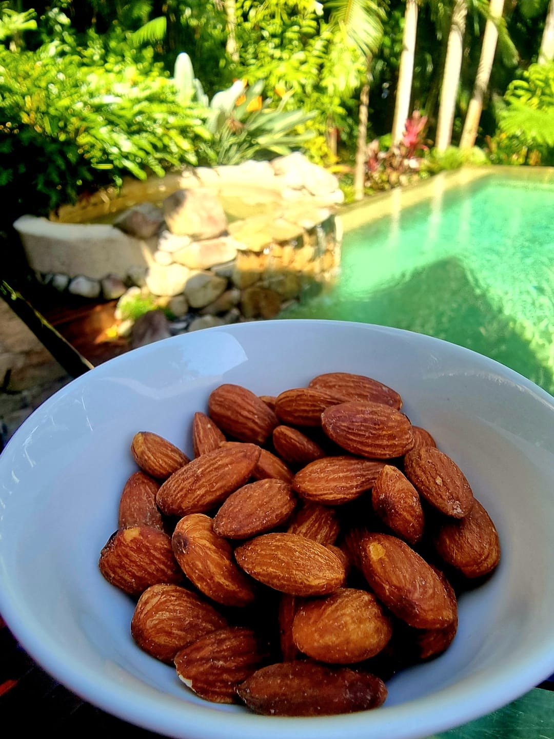 Customer photo review of Smoked Almonds