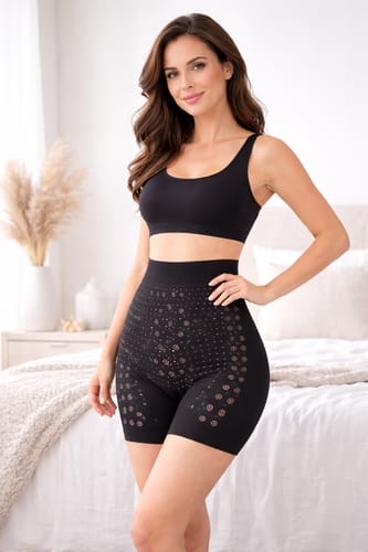 Customer photo review of High-Waist Shaping Shorts – Comfortable & Invisible Under Clothes