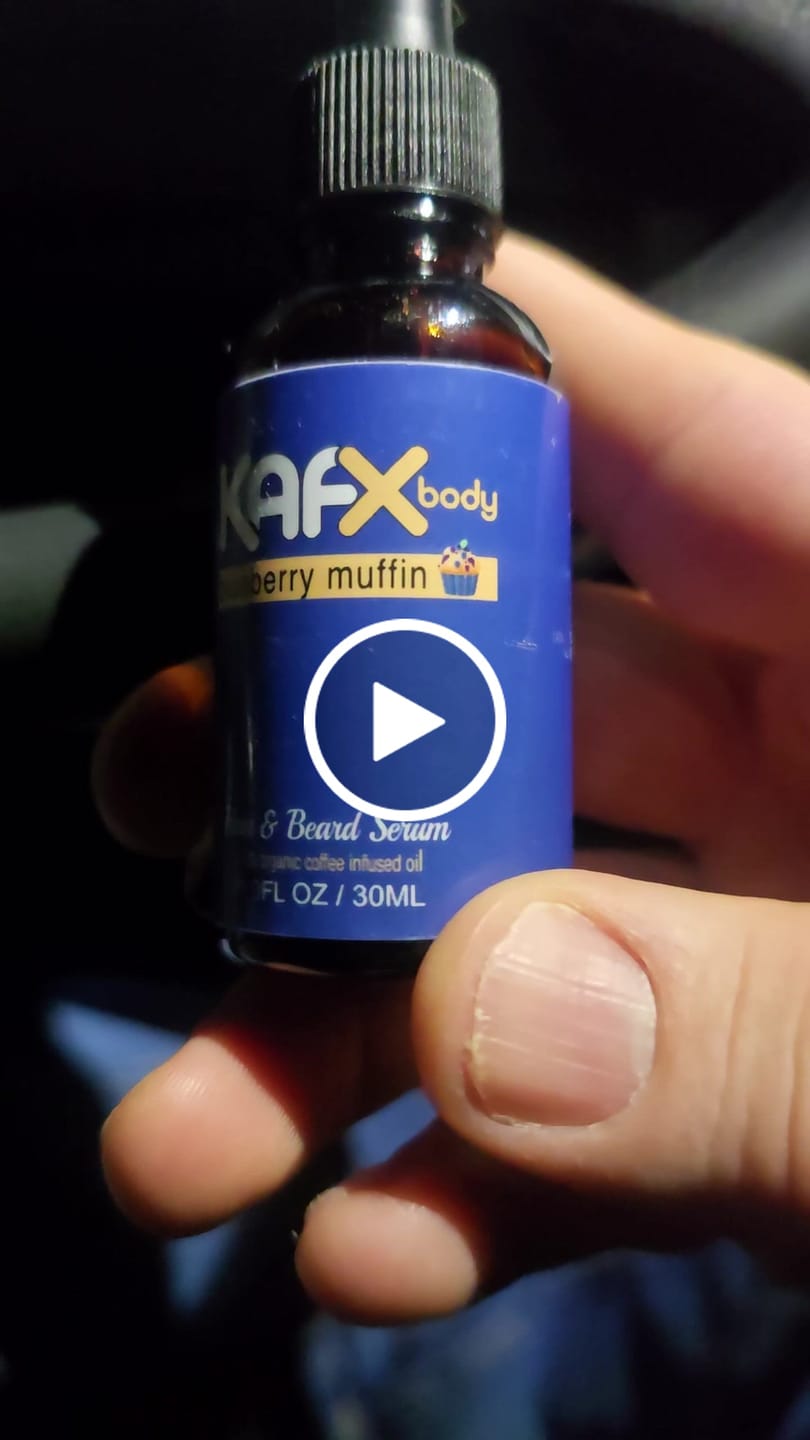 Customer video review of KAFX Body Nourishing Blueberry Hair Serum with Coffee Oil