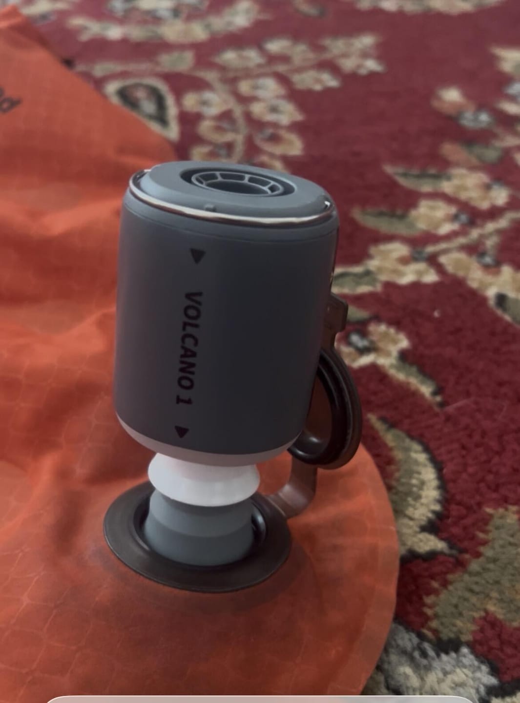 Customer photo review of 4.5KPa Mini Air Pump with 1600mAh Battery & Camping Light