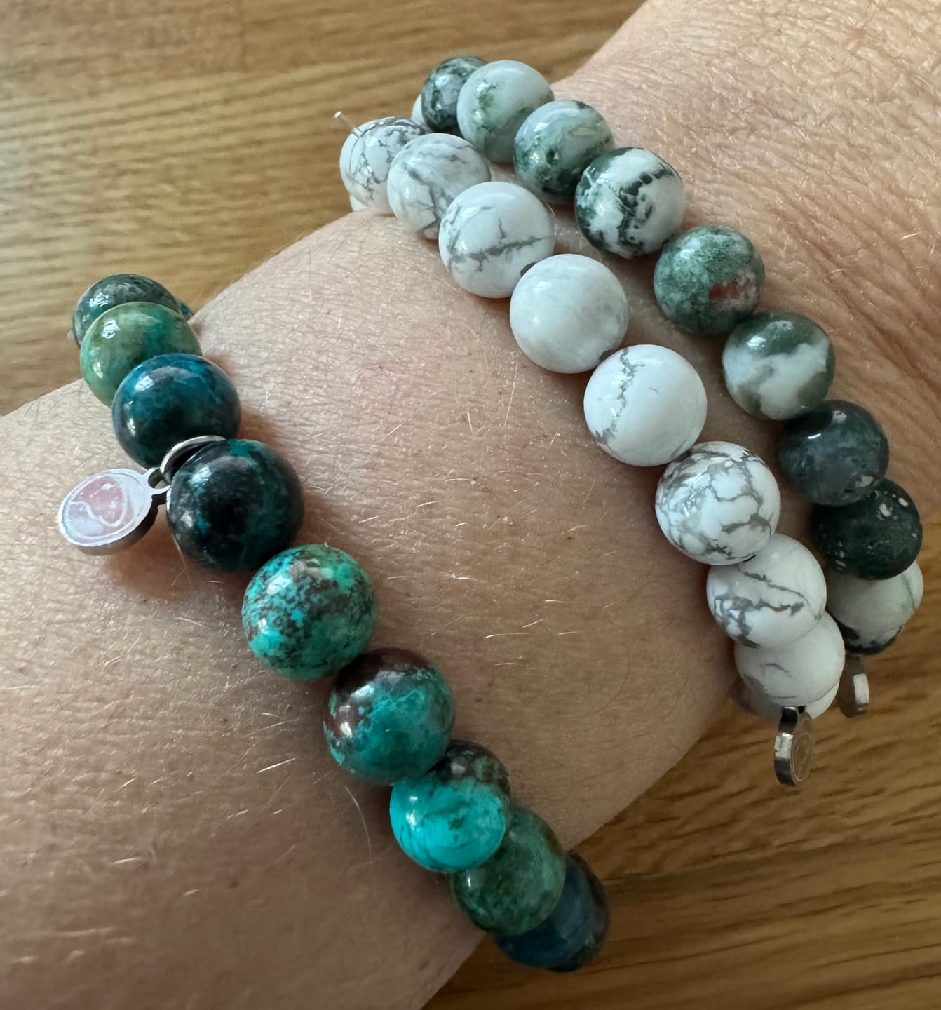 Customer photo review of Howlite Bracelet