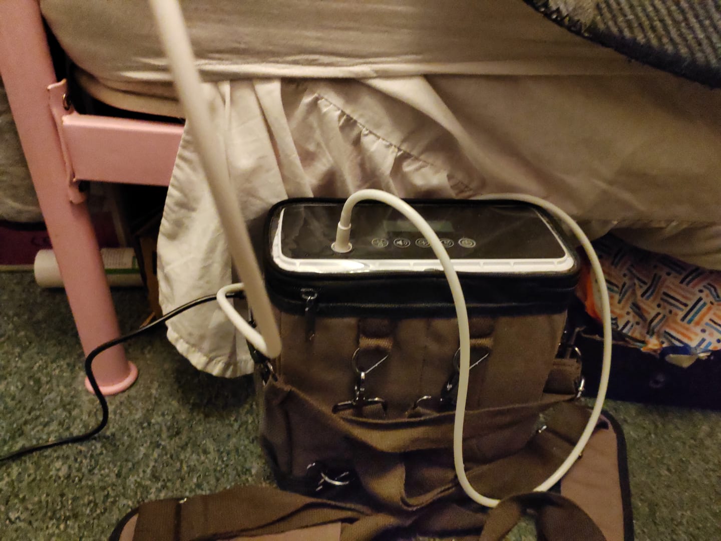 Customer photo review of VARON 1-6L Continuous Flow Portable Oxygen Concentrator VP-6