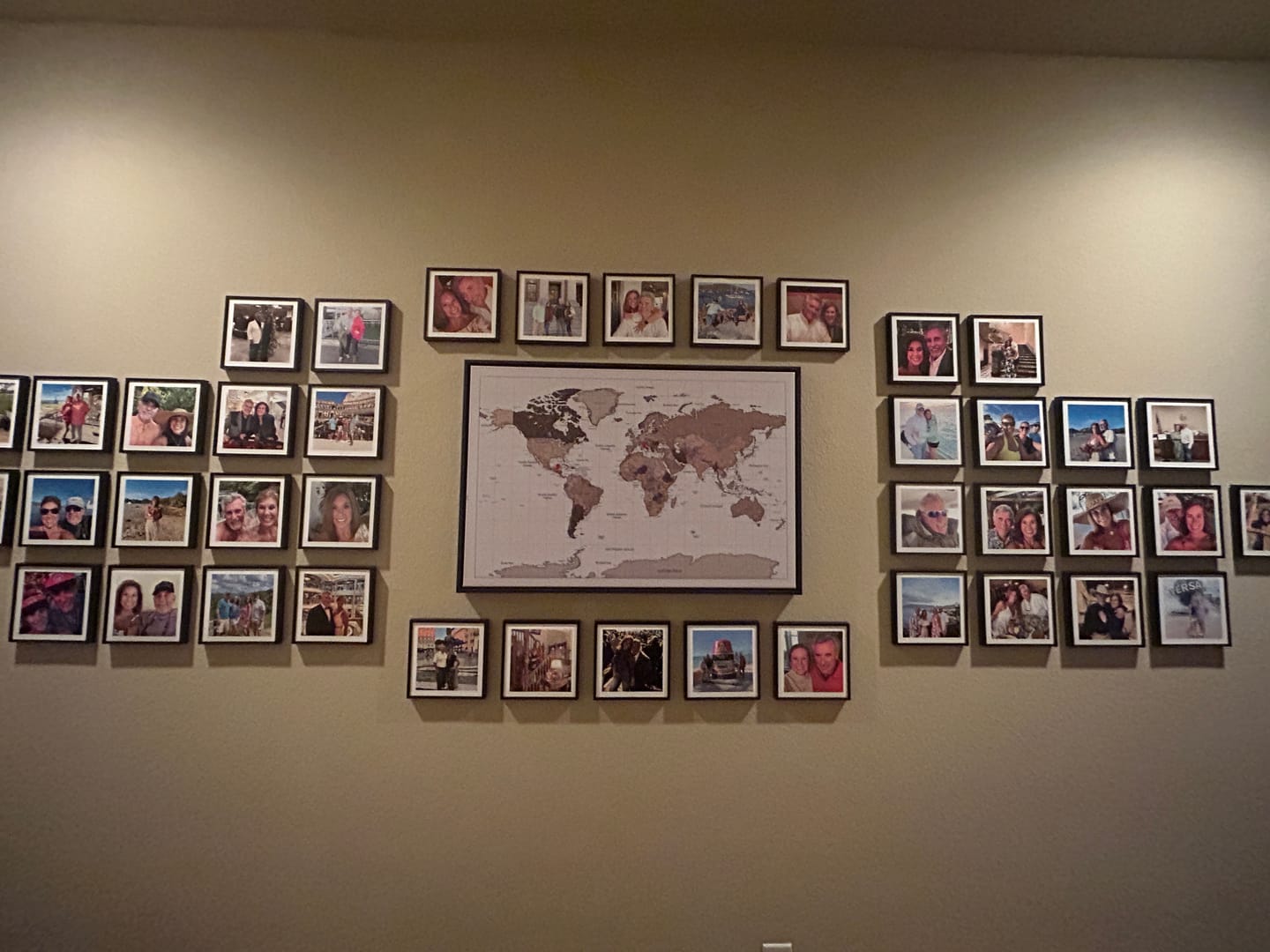 Customer photo review of Smart Pin World Map - Safari