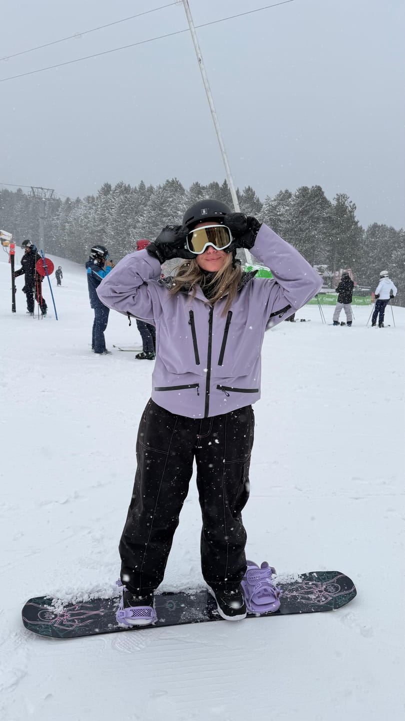 Customer photo review of Women's Pink Multifunctional Waterproof Insulated Snow Jacket