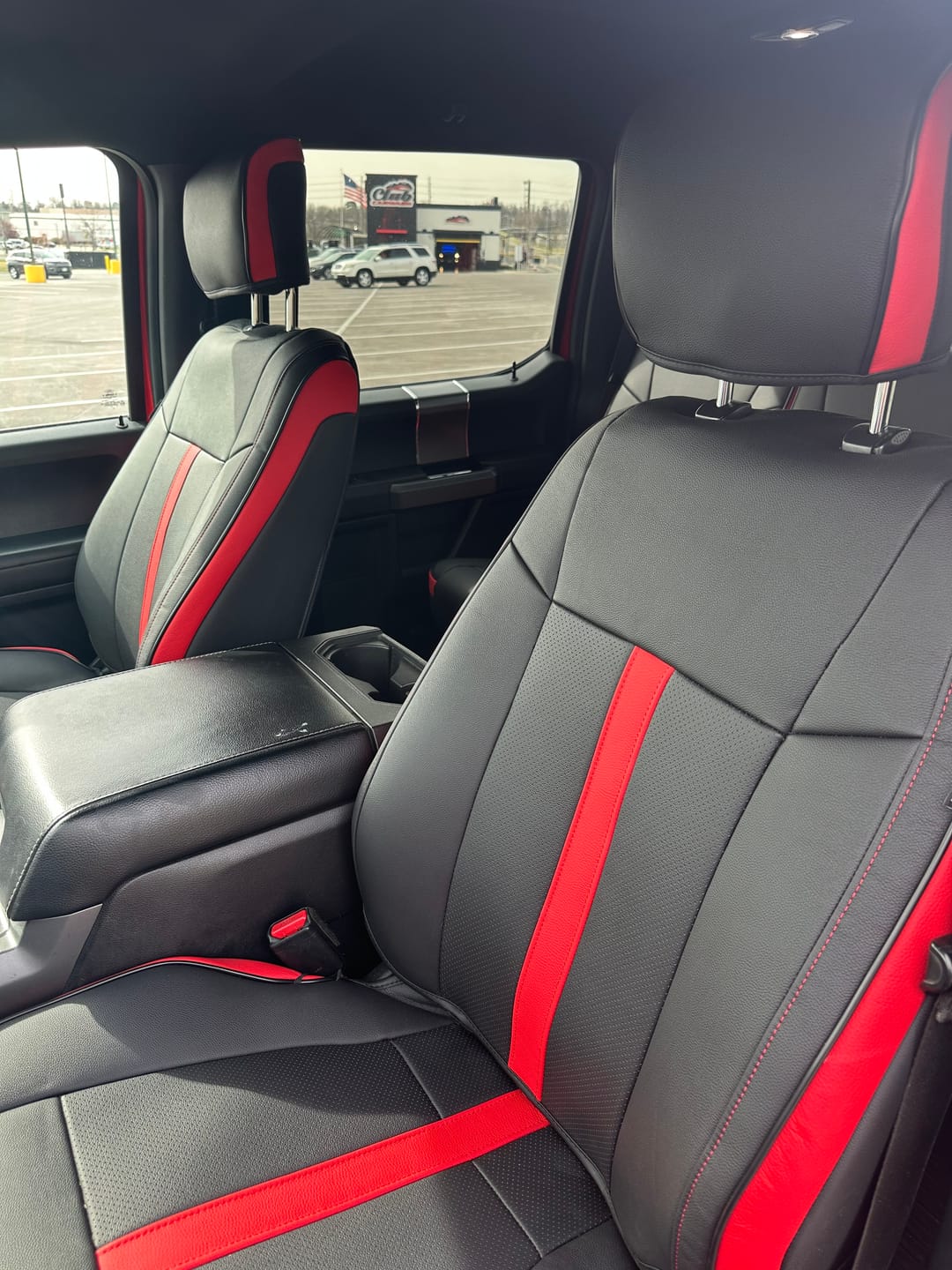 Customer photo review of 2015-20 Ford F150 | 16-22 F-250 F-350 Custom Seat Covers