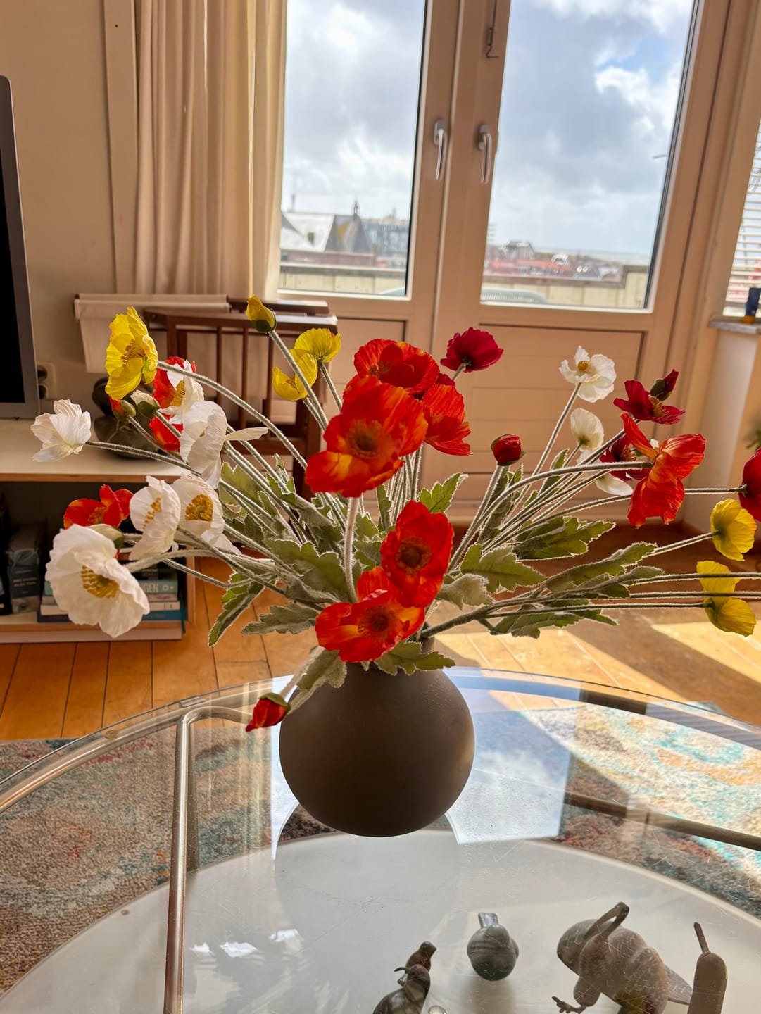 Customer photo review of Zijden Klaprozen - Mix