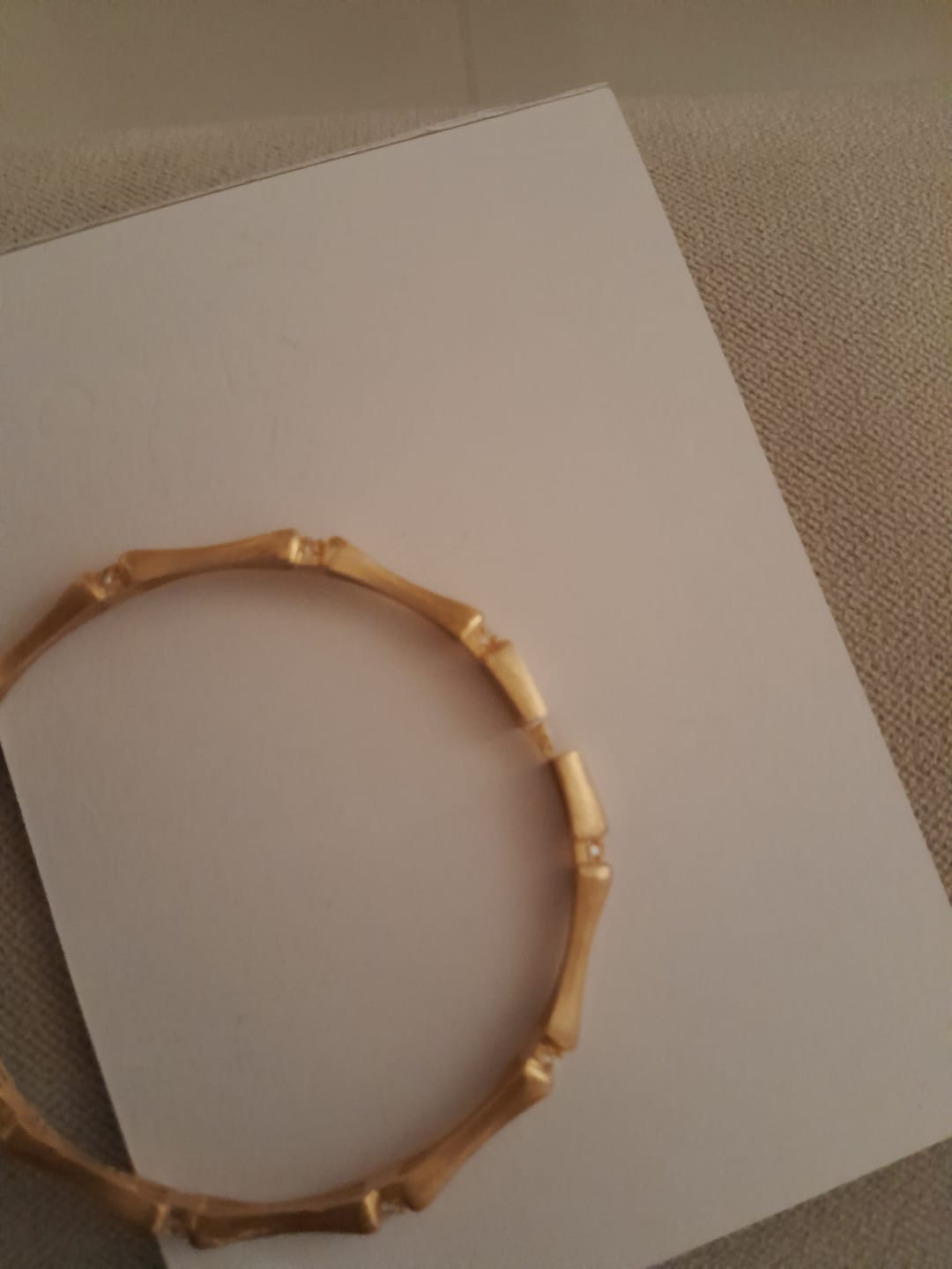 Customer photo review of Bamboo Bangle