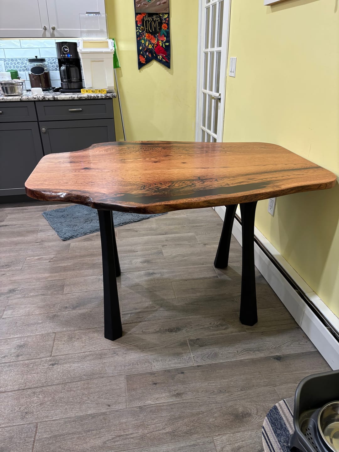Customer photo review of Table Legs 414 Hatty 28" H Modern Metal Table Legs