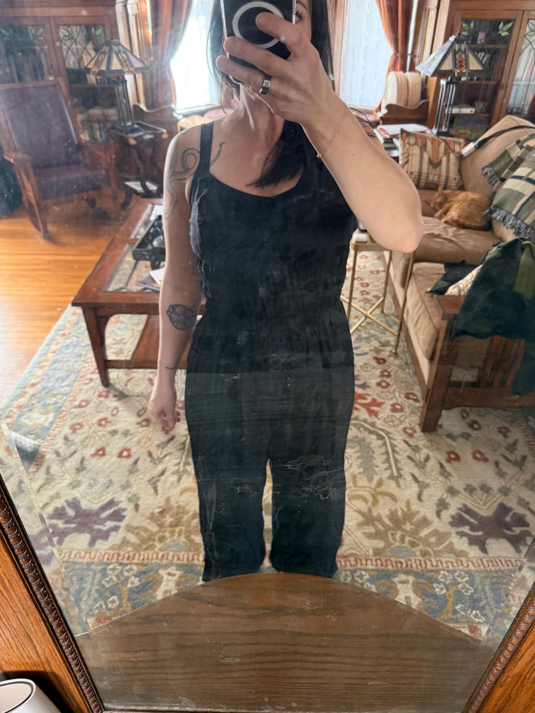Customer photo review of PLAYFUL JUMPSUIT - [Black]