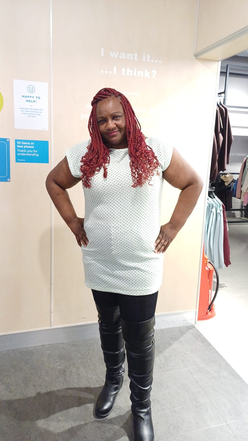 Customer photo review of Airy Prism Knitted Fabric