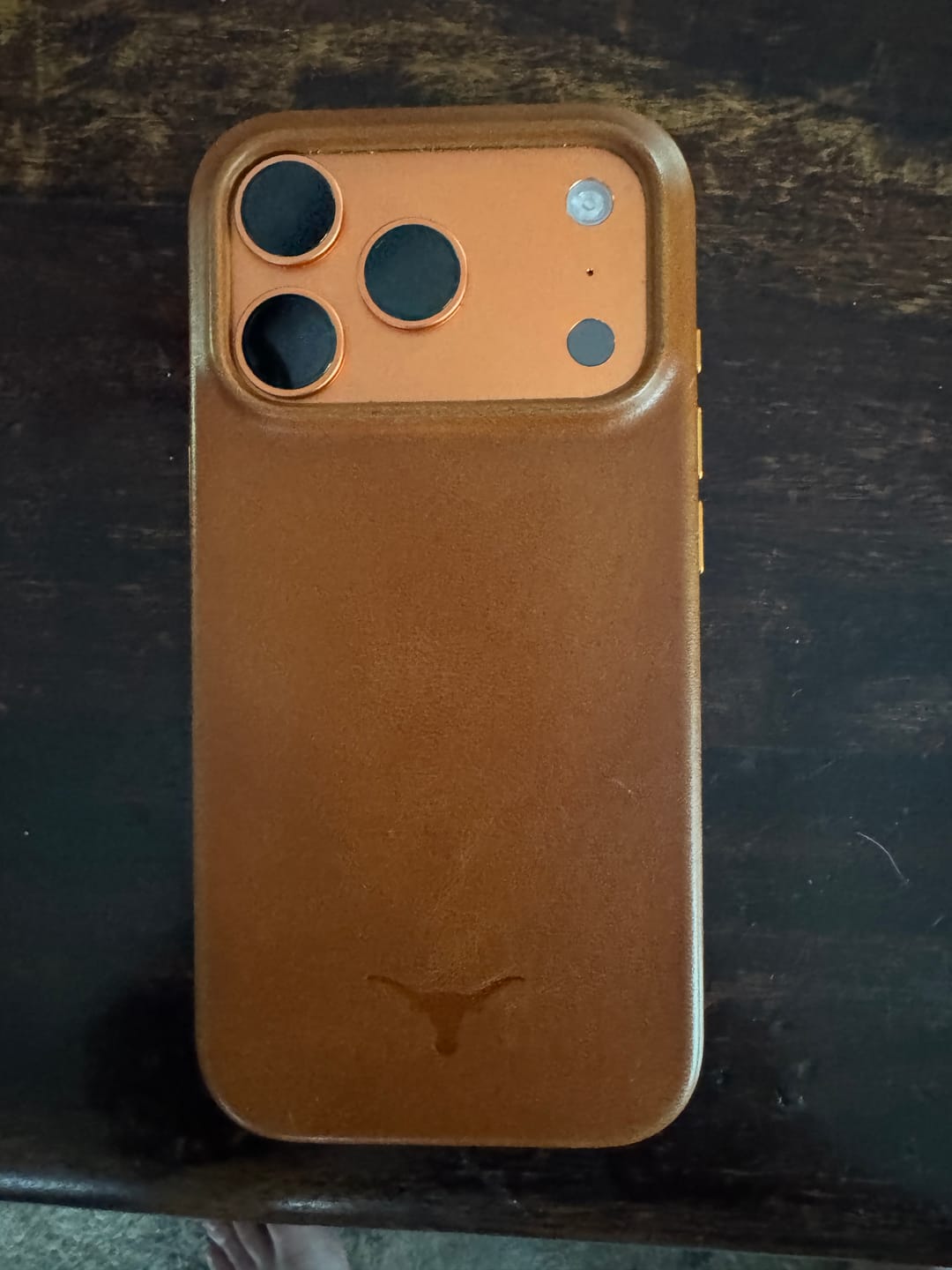 Customer photo review of The GameDay iPhone Case - Burnt Orange