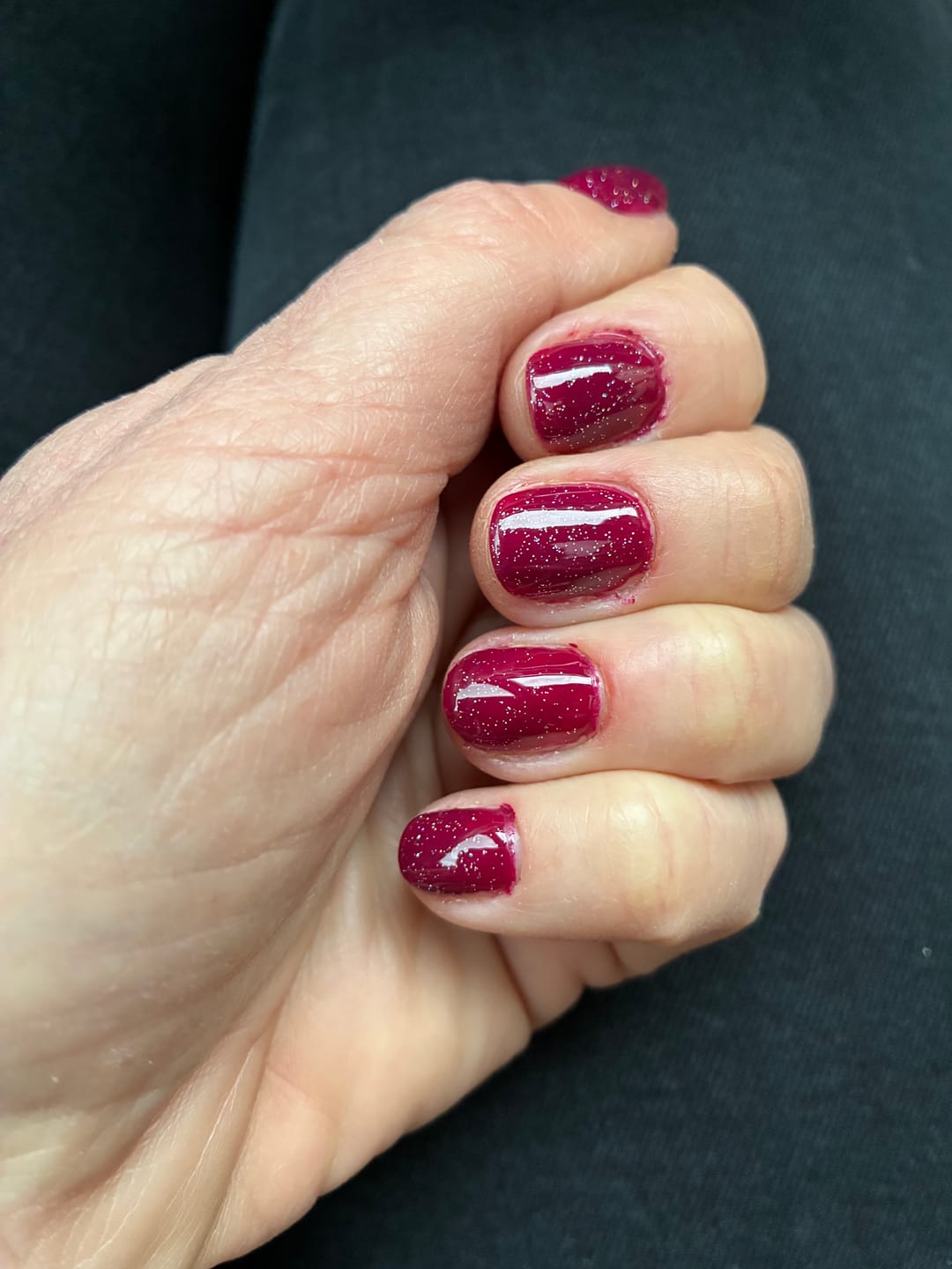 Customer photo review of Smalto Semipermanente LCI -  Rosso scuro vinaccio