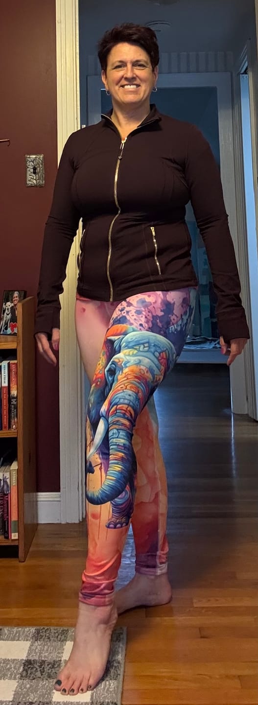 Customer photo review of Elephant Yoga Leggings