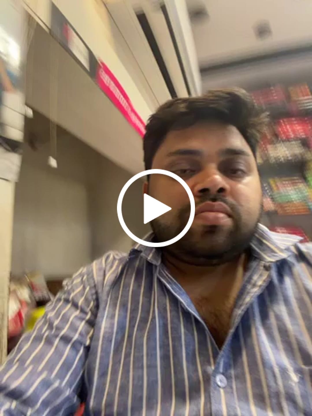 Customer video review of Denim Blue & White Stripes -Full-Bamboo Linen