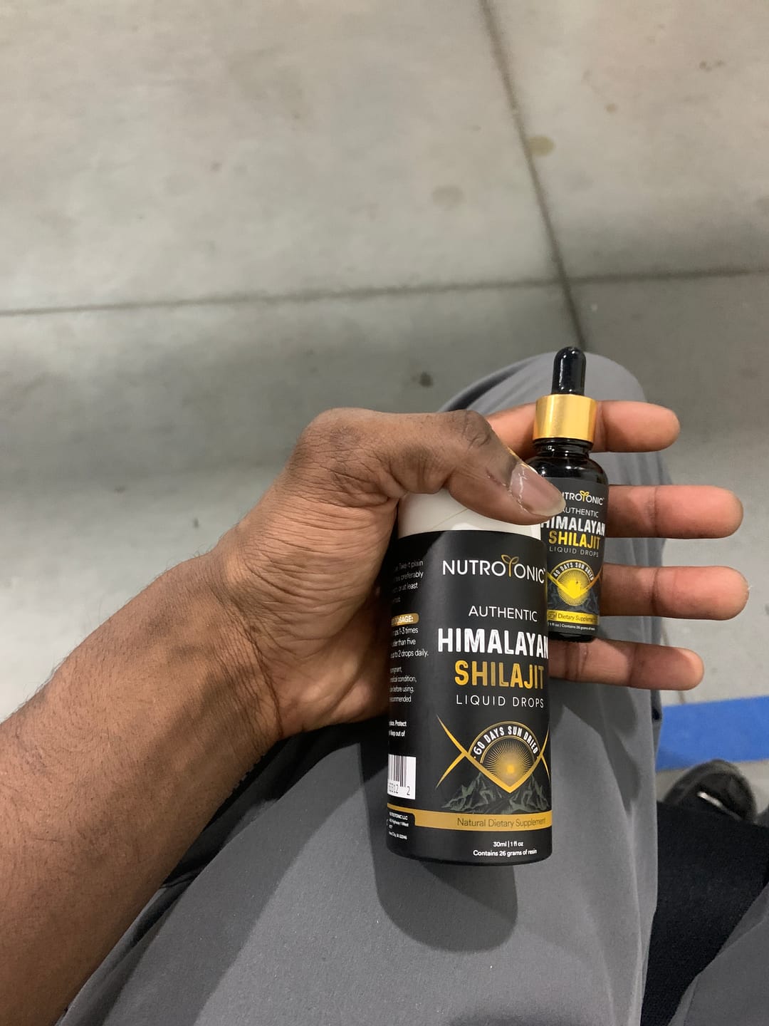 Customer photo review of Authentic Himalayan Shilajit® Drops