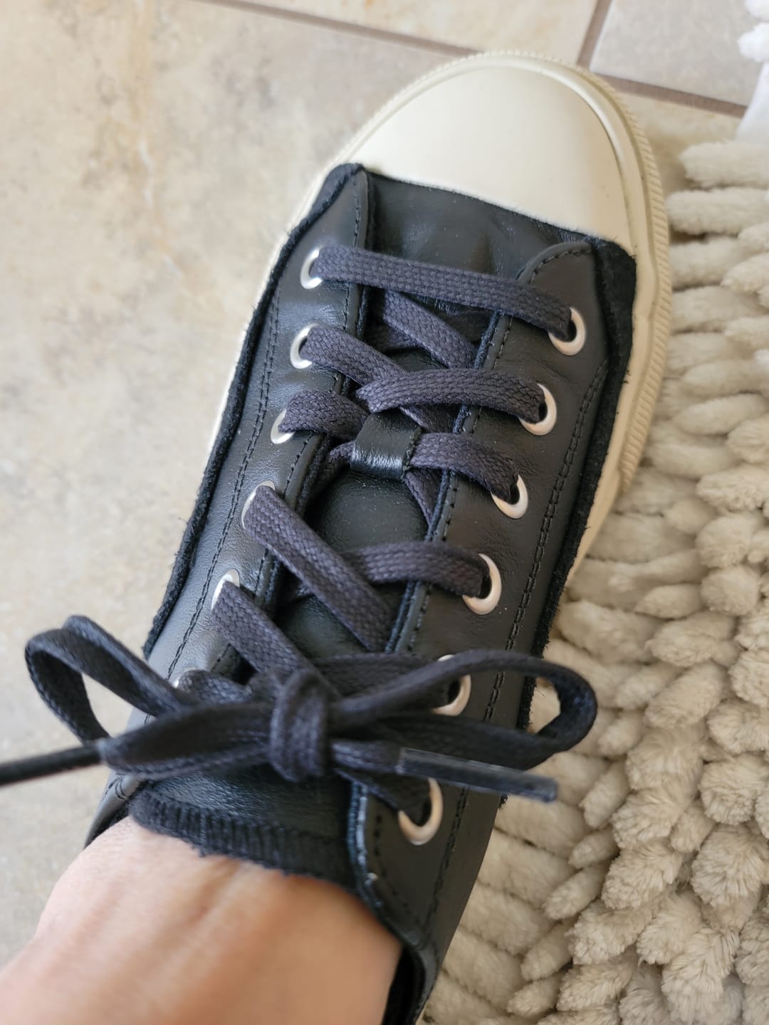 Customer photo review of All-American Low-Top Black/Sea Salt