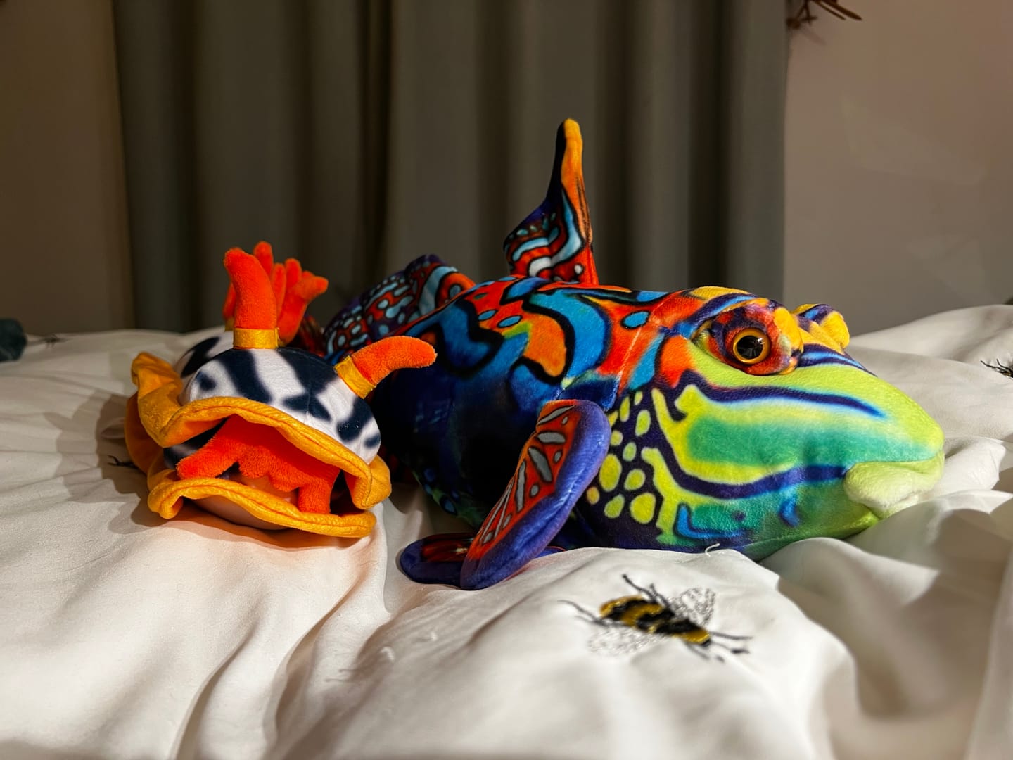 Customer photo review of Mandarinfish Soft Stuffed Plush Toy