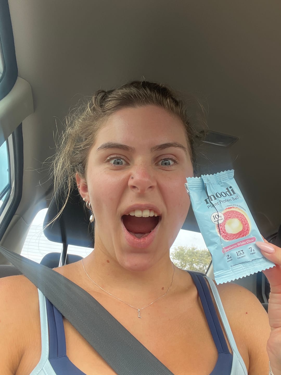 Customer photo review of Choc Caramel Plant Protein Ball